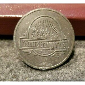 Northern Lights Casino Token Coin Double Sided 1.5 inch Commemorative SC228